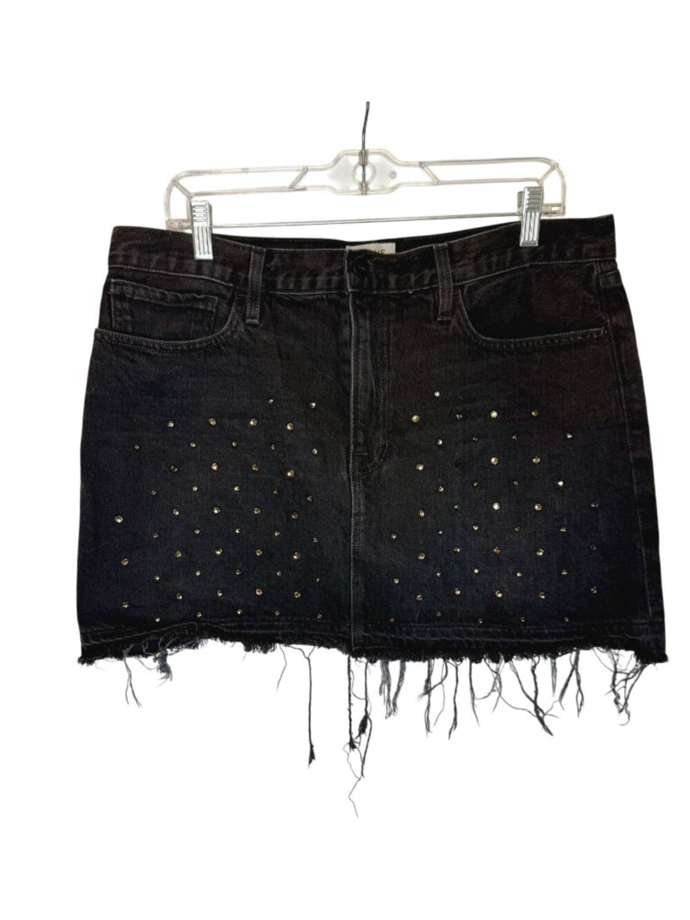 Frame denim skirt with Swarovski Crystal embellishments - Size 33